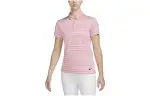 Nike T Shirts Women's Pink Polo Collar Moderate Other