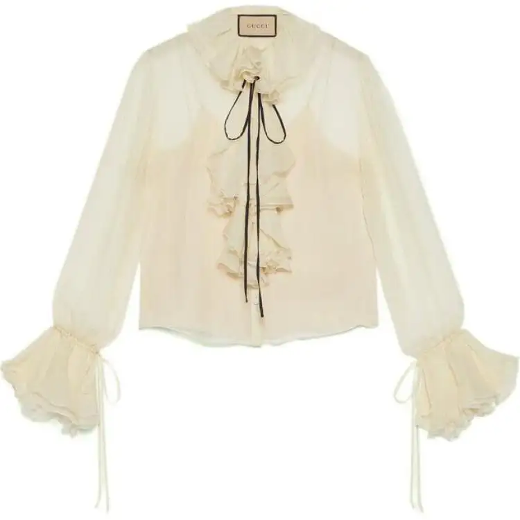 GUCCI Shirt Women's Ivory White