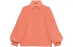 GUCCI Shirts Women's Peach Pink Lapel Moderate Other