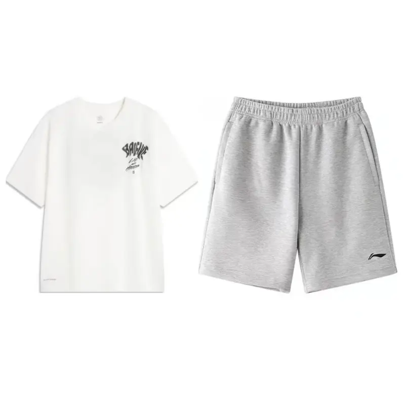 Li Ning Casual Sportswear Men's Crew Neck Moderate