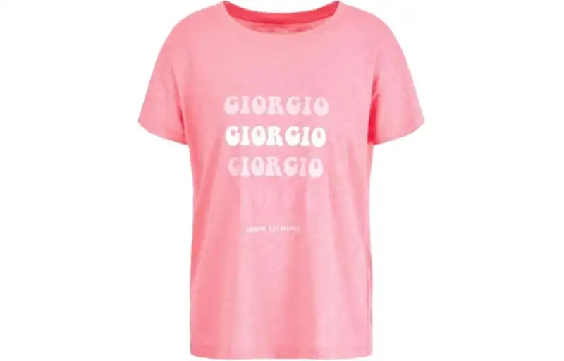 ARMANI EXCHANGEAE Regular T Shirt Women's Pink