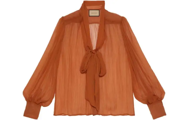 GUCCI Shirts Women's Flame Orange Moderate Shirt