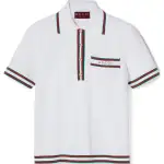 GUCCI Stretch Viscose Polo Top