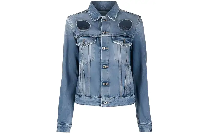 OFF WHITE Cut out Denim Jacket