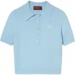 GUCCI Wool Cashmere Polo Top