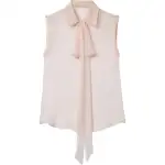 GUCCI Silk Chiffon Sleeveless Shirt