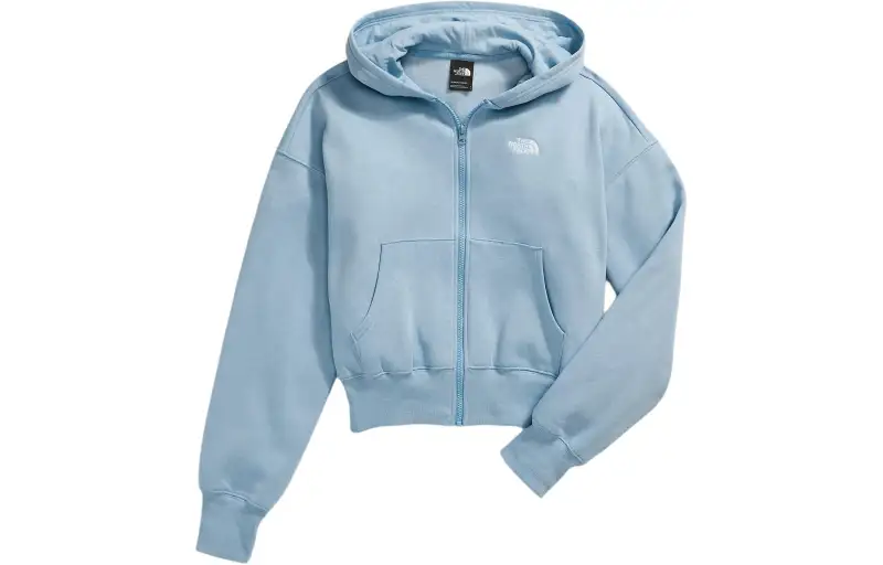 THE NORTH FACE Evolution Full Zip Hoodie Jackets & Coats Women's Steel Blue