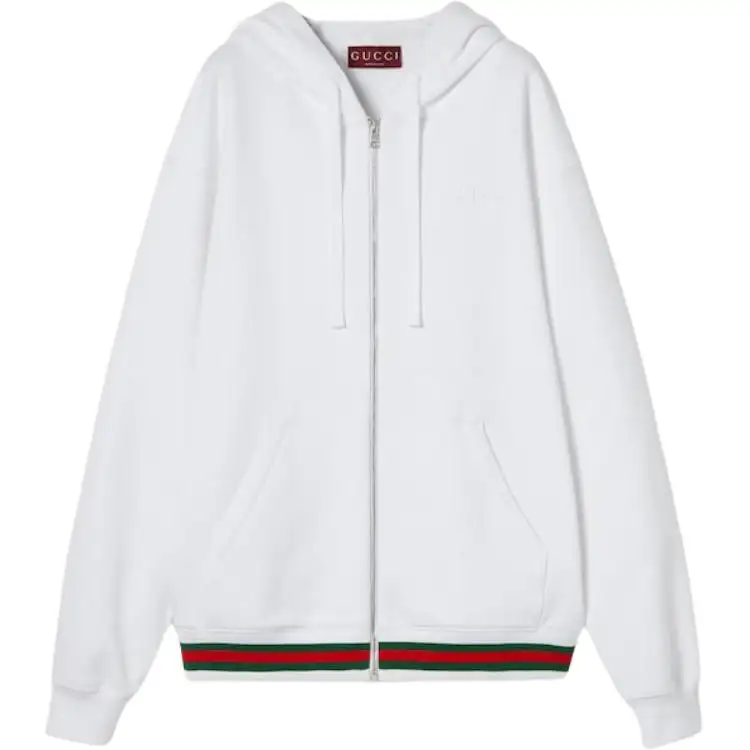 GUCCI Web Detailed Jersey Sweatshirt