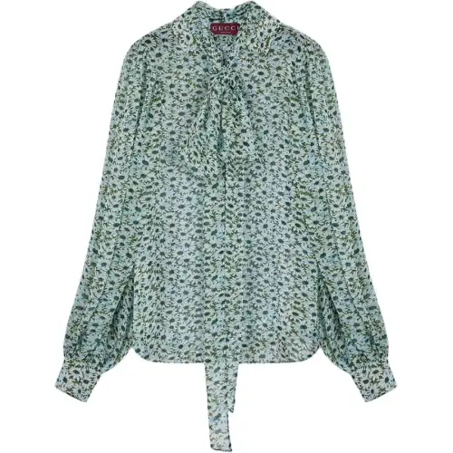 GUCCI Shirts Women's Green Moderate