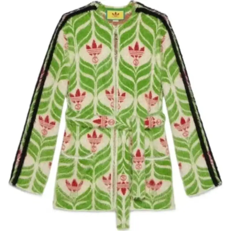 Gucci x Adidas tie cardigan