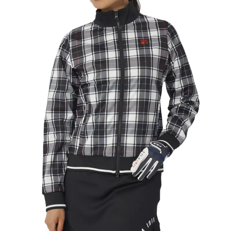 FILA Jackets Women's White Stand Collar Moderate Other