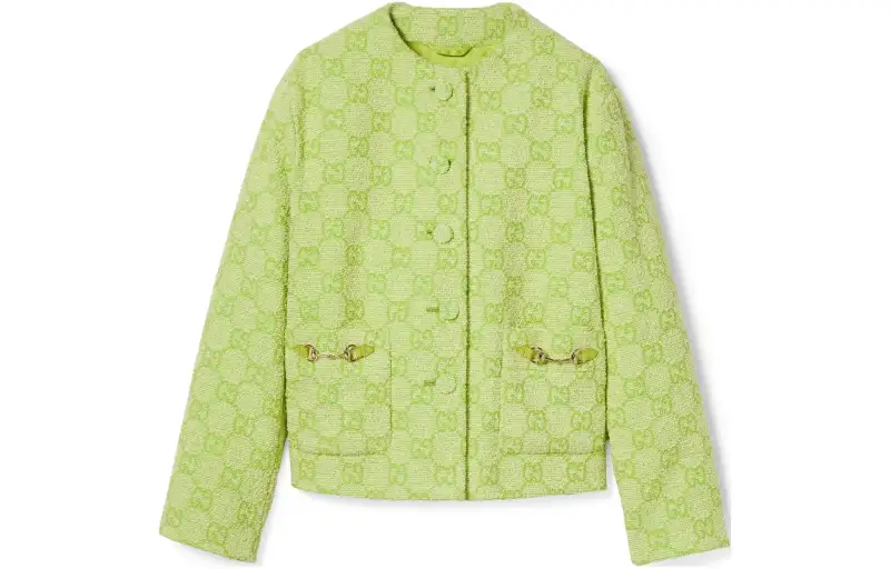 GUCCI FW24 Jackets & Coats Women's Lime Green
