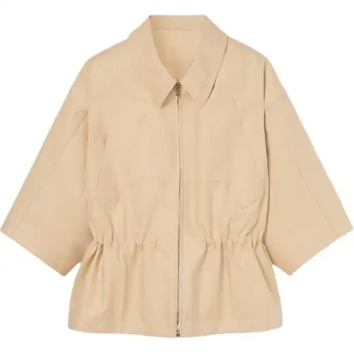 GUCCI Cotton Gabardine Short Sleeve Jacket