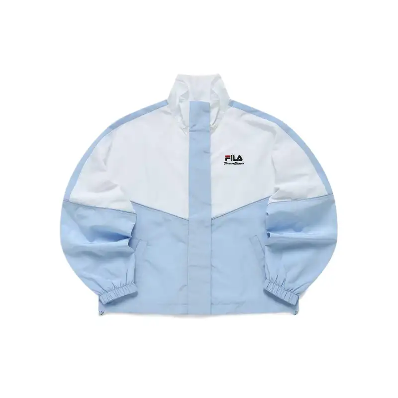 FILA Jackets Women's Snow Blue Stand Collar Moderate Other