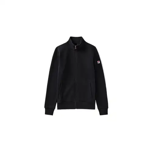 FILA Jackets Women's Black Stand Collar Moderate