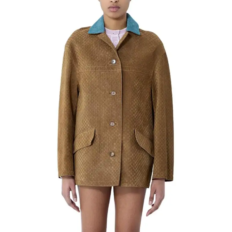 GUCCI Gg Embossed Oversized Fit Jacket
