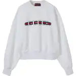 GUCCI Logo Printed Jersey Sweatshirt