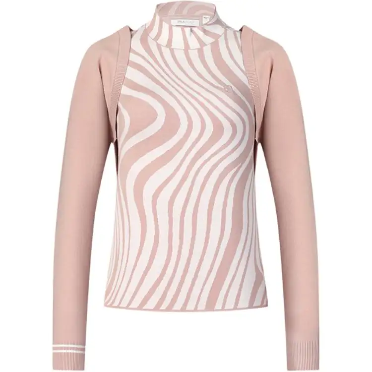 FILA Golf Knitwear Women's 2 Piece Set Light Cameo Brown