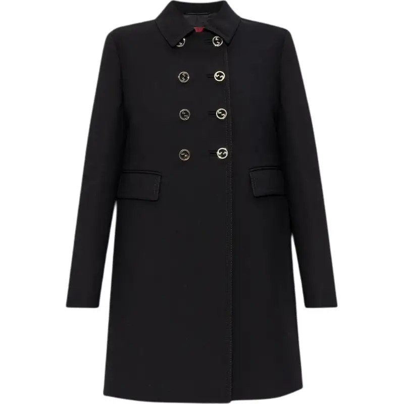 GUCCI Collared Button-Up Coat