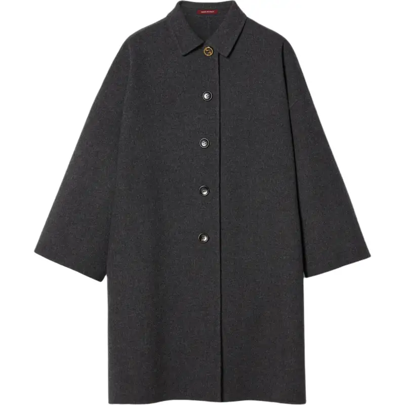 GUCCI Drop Shoulder Single Breasted Coat
