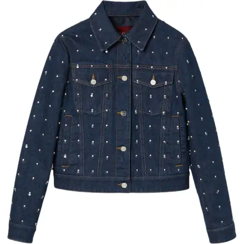 GUCCI SS24 Denim Jacket Women's Blue