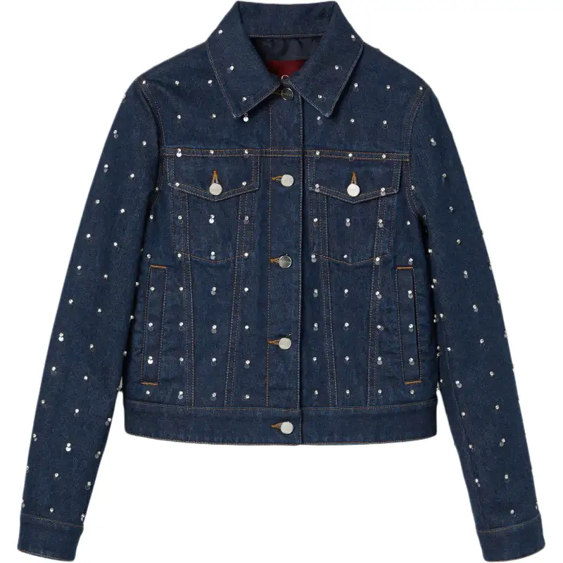 GUCCI SS24 Denim Jacket Women's Blue