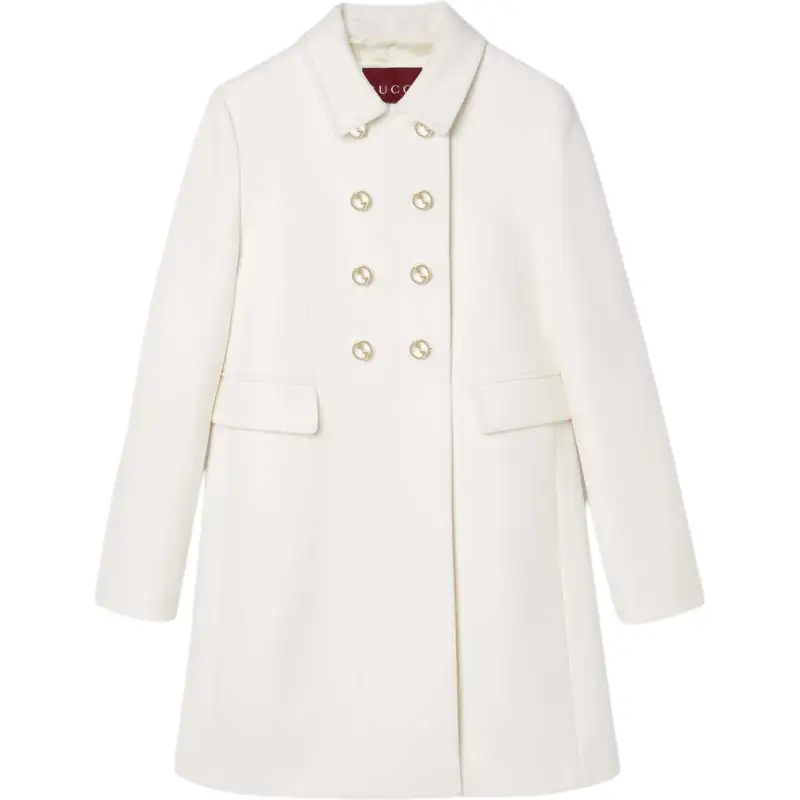GUCCI Collared Button Up Coat
