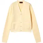 GUCCI Fine Cotton Gg Jacquard Cardigan