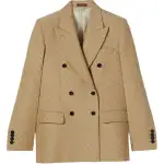 GUCCI Gg Silk Wool Crêpe Jacquard Jacket