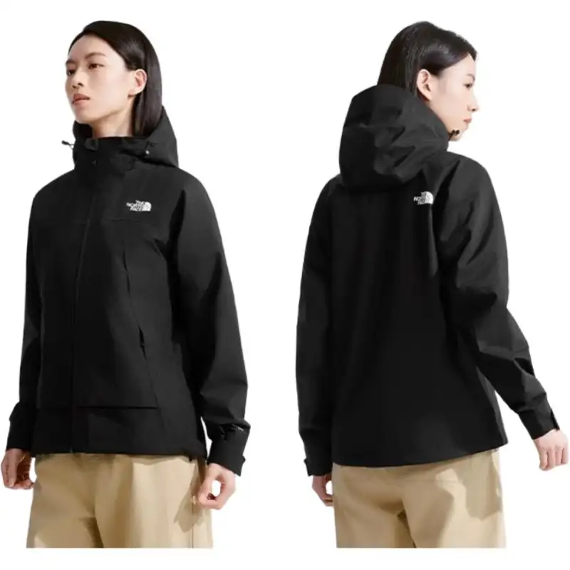 THE NORTH FACE Urban Exploration Windbreaker Jackets Women's JK3/Cosmic Black Hooded Moderate