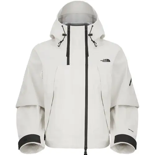 THE NORTH FACE Urban Exploration Waterproof And Breathable Abrasion Resistant Windbreaker Jacket Women's Dune White