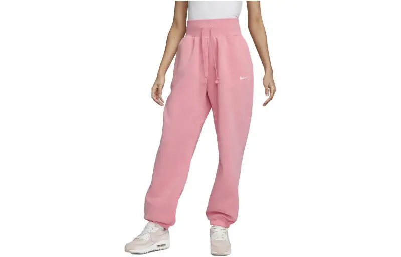 Nike Knitted Sweatpants Women's Pink Moderate Other