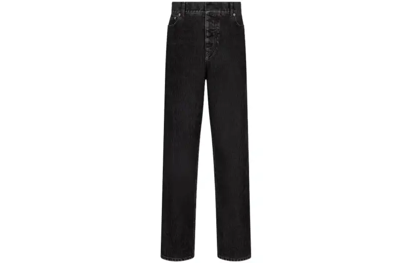 DIOR Jeans Women's Black Moderate Straight Fit Pants