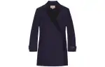 GUCCI Long Sleeved Dress Women's Dark Blue