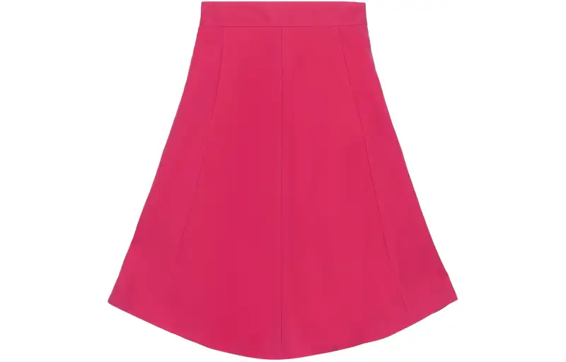 GUCCI Epilogue Collection FW20 Casual Long Skirt Women's Dark Pink