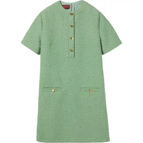 GUCCI Cotton Bouclé Mini Dress