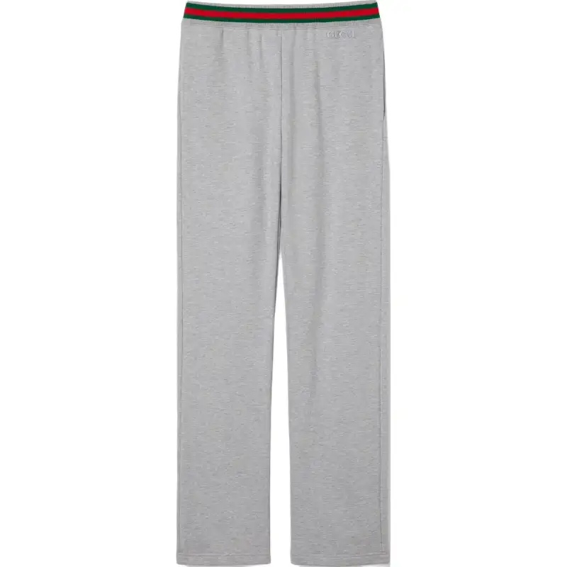 GUCCI Web Detailed Jersey Jogging Pants