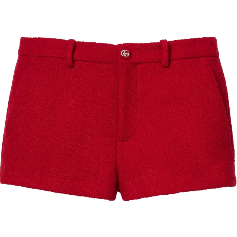 GUCCI SS25 Casual Shorts Women's Red