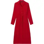 GUCCI Silk Jacquard Dress 'Classic Red'