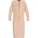 GUCCI Long Sleeved Dress Women's Light Pink