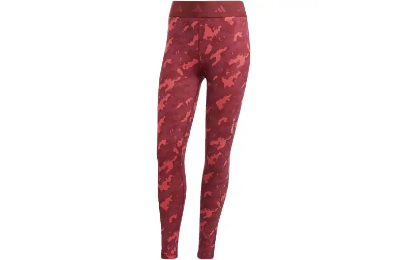 Adidas Sports Pants Women's Contour Red Moderate