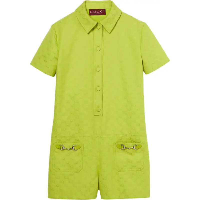 GUCCI SS25 Jumpsuit Women's Bright Green