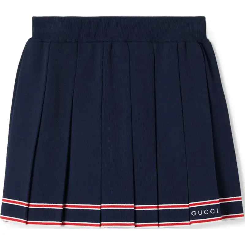 GUCCI SS24 Casual Short Skirts Women's Dark Blue