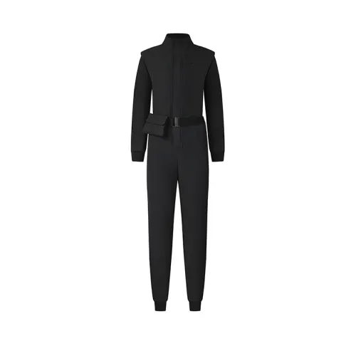 FILA 2025Q1 Woven Jumpsuit Women's Pitch Black