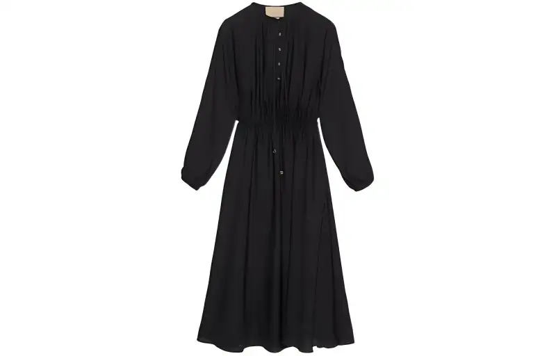 GUCCI Georgette Silk Midi Dress
