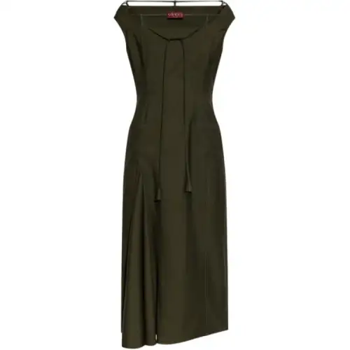 GUCCI Sleeveless Dress Women's Green