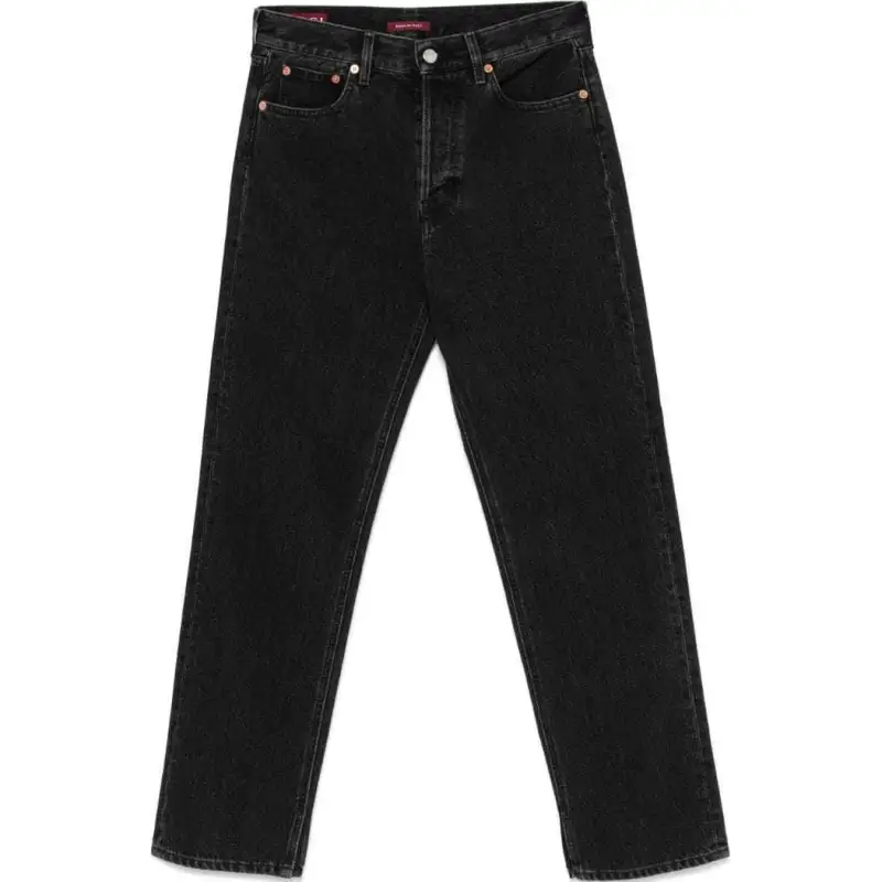 Gucci Laser Design Straight Denim Pants