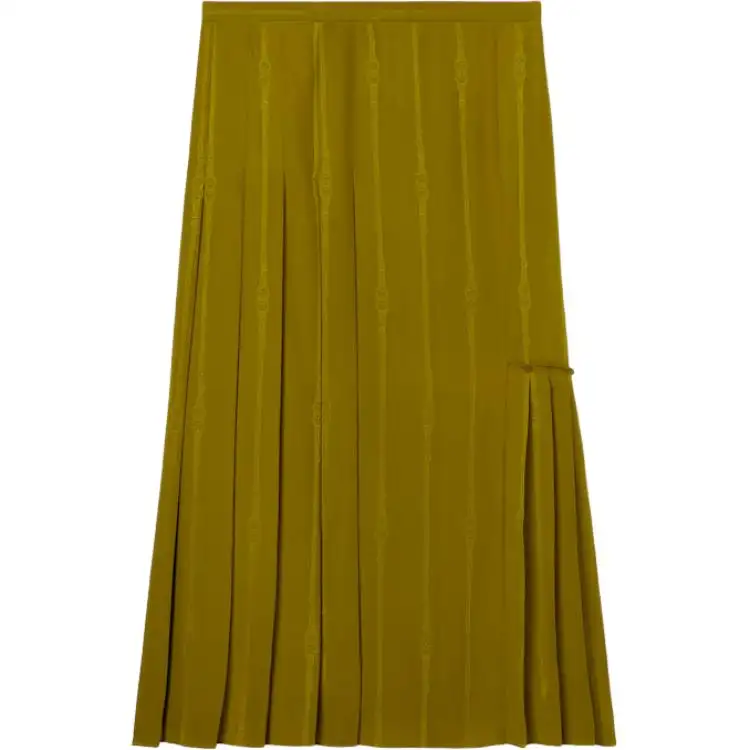 GUCCI SS25 Casual Long Skirt Women's Green