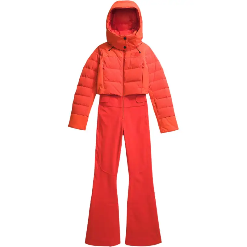 THE NORTH FACE FW24 Ski Coverall Women's Fire Red/Dark Orange