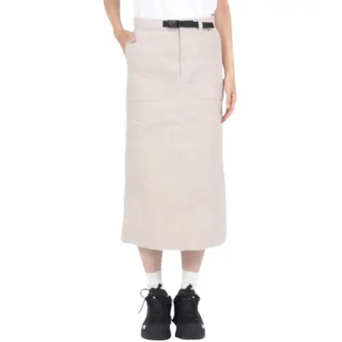 THE NORTH FACE Casual Long Skirt Women's Ivory White
